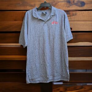 Vtg Lee Men's L Cleveland Indians Chief Wahoo Embroidered Logo Polo Shirt